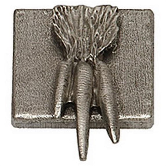 Premier Hardware Designs PHDT-2-NP Satin Nickel Carrot Tile, 2 x 2 Inch