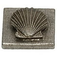 thumbnail image 1 of Premier Hardware Designs PHDT-2-NP Shiny Pewter SeaShell Tile, 2 x 2 Inch, 1 of 1