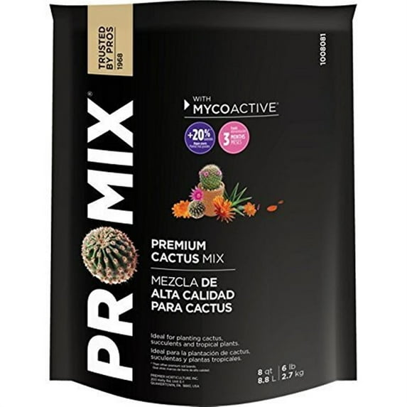 Premier Horticulture PRO-MIX Cactus Mix Soil, 8 qt