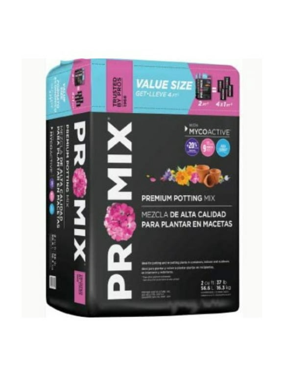 Premier Horticulture, Pro Mix, Premium Potting Mix, Compressed Bale - 2 CF