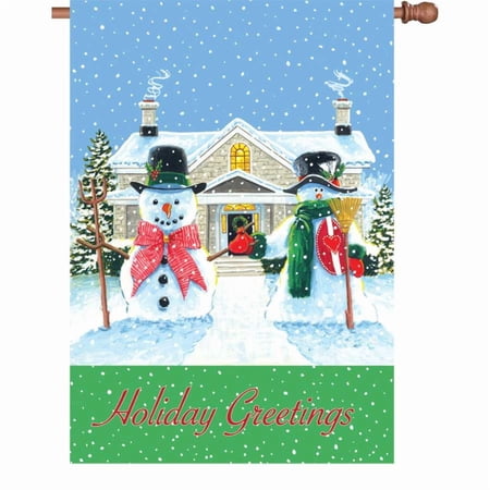 Premier House Size Flag - American Snowman