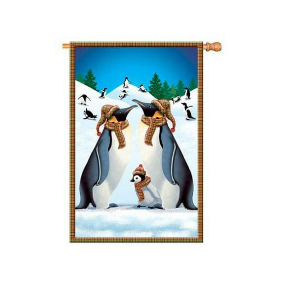 Premier House Size Flag - Frolic In Snow