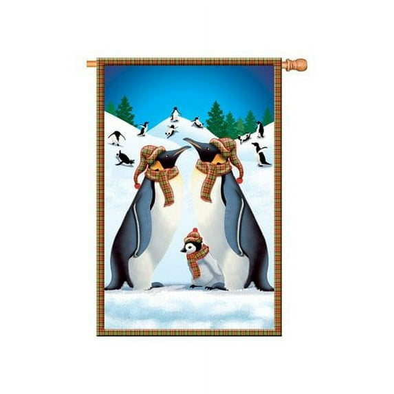 Premier House Size Flag - Frolic In Snow