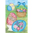 thumbnail image 1 of Premier Illuminated Garden Flag - Elegant Easter Eggs, 1 of 1