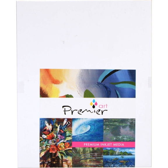Premier Imaging Premium Photo Textured Luster RC Inkjet Paper, 10.4mil, 260g/m2, 17x22", 50 Sheets