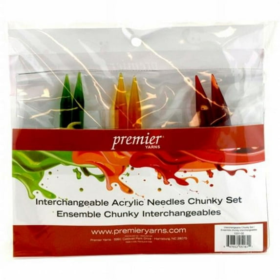 Premier Yarn Interchangeable Acrylic Knitting Needle Set - Chunky Set