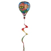 Premier Kites 18  Pop-Open Hot Air Balloon Butterflies   Durable Oxford Fabric, Reinforced Fiberglass Frame, Easy Click-Lock Assembly, Heavy-Duty Non-Tangle Hub, Outdoor Wind Spinner Decoration