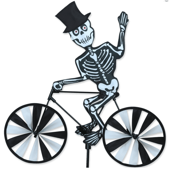 Premier Kites Skeleton on Bicycle Spinner