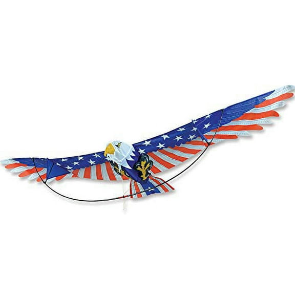 Premier Kites 7 Ft Patriotic Eagle 3D Kite Big Kite for Adults and an Easy to Fly Kite for Kids,Large Eagle Kite Has a Huge 86 inch Wingspan and a 41 inch Body Eagle Patriotic