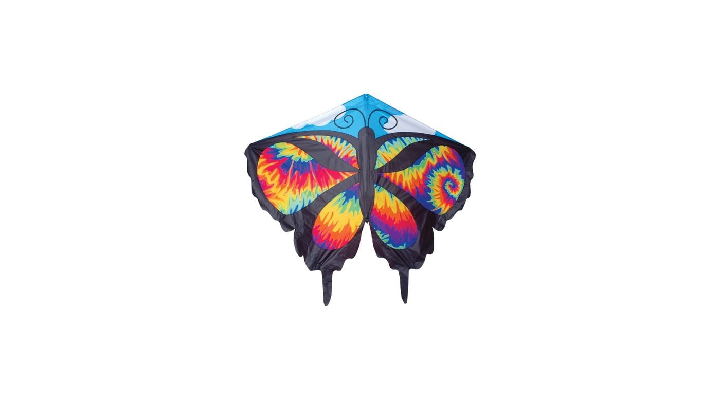 Premier Kites & Designs Butterfly Kite, Tie Dye, 52" x 37"