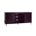 thumbnail image 1 of Premier Large Flat Panel Plasma and LCD TV Console with Media Storage, Black, 1 of 3