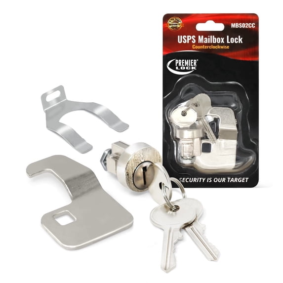 Premier Lock USPS Mailbox Lock Counterclockwise 3 HL1 Keys