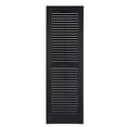 thumbnail image 1 of Premier Louver Exterior Decorative Shutter, Black - 15 x 59 in., 1 of 1