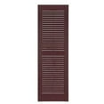 thumbnail image 1 of Premier Louver Exterior Decorative Shutter, Burgundy - 15 x 35 in., 1 of 1