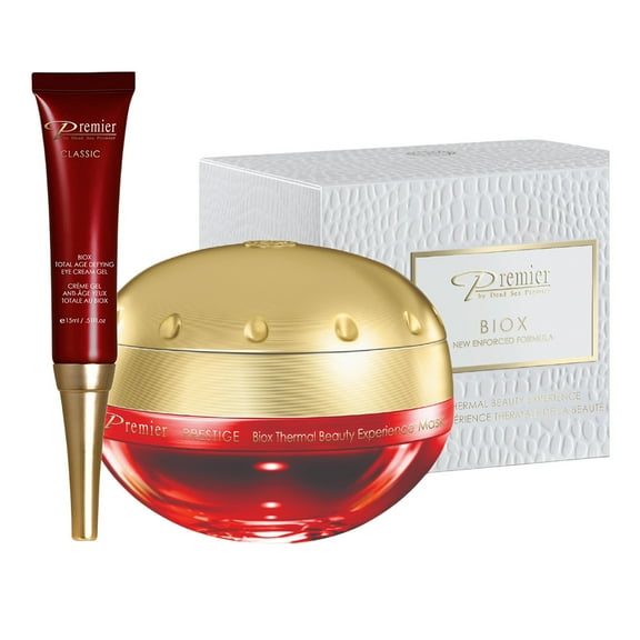 Premier Luxury Skin Care Age Defying Biox Eye Cream Gel & Ultra Thermal Face Mask