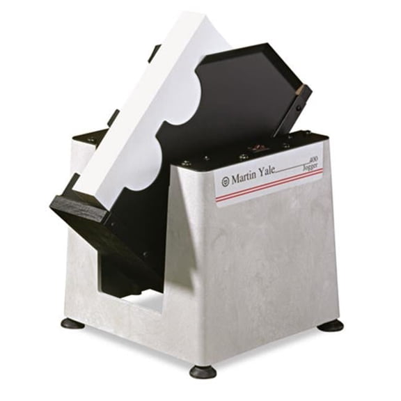 Premier Martin Yale 400 Tabletop Paper Jogger, Gray