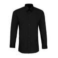 thumbnail image 1 of Premier Mens Colours Poplin Fitted Long-Sleeved Shirt, 1 of 4