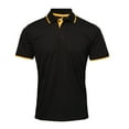 thumbnail image 1 of Premier Mens Contrast Coolchecker Polo Shirt, 1 of 4
