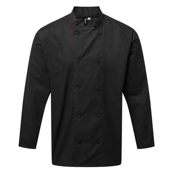 Premier Mens Coolchecker Long-Sleeved Chef Jacket
