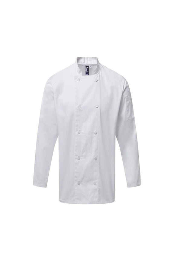 Premier Mens Coolchecker Long-Sleeved Chef Jacket