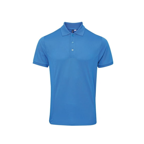 Premier Mens Coolchecker Plus Pique Polo With CoolPlus