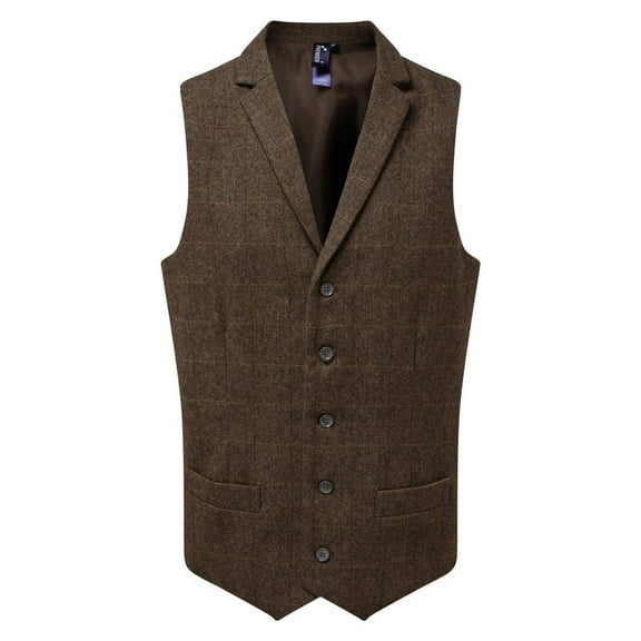 Premier Mens Herringbone Waistcoat