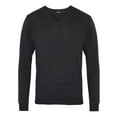 thumbnail image 1 of Premier Mens Knitted Cotton Acrylic V Neck Sweatshirt, 1 of 4