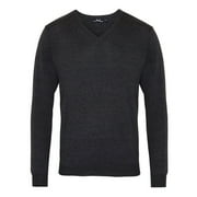 PREMIER PET Premier Mens Knitted Cotton Acrylic V Neck Sweatshirt