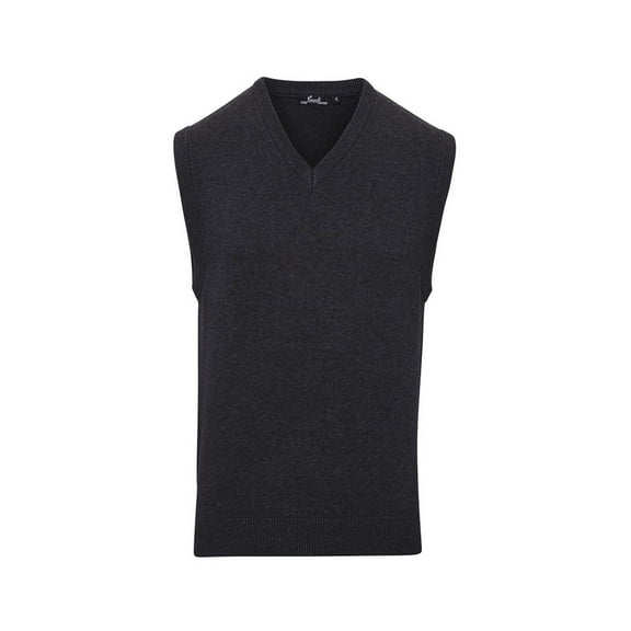 Premier Mens Knitted Sleeveless Sweater Vest
