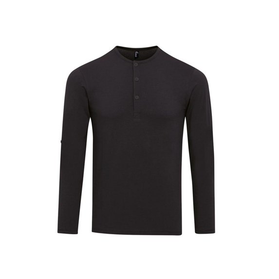 Premier Mens Long John Roll Sleeve T-Shirt