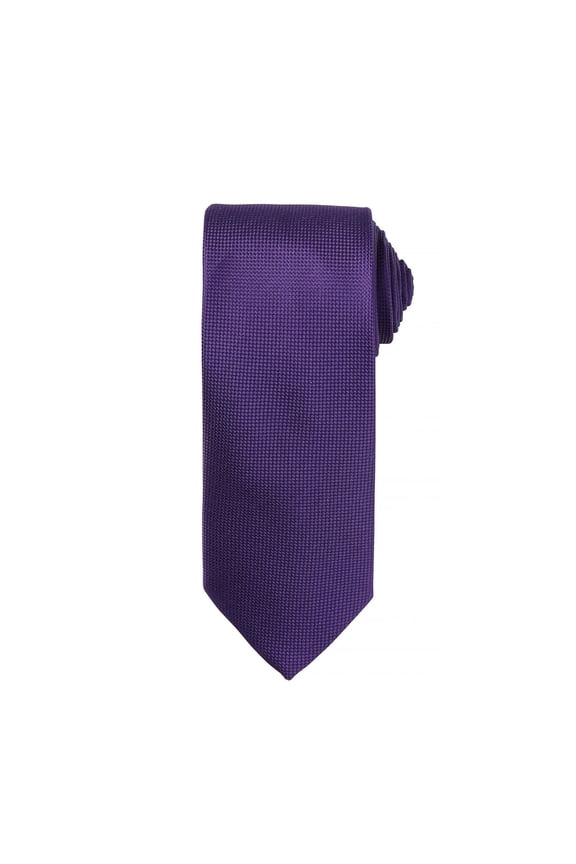 Premier Mens Micro Waffle Formal Work Tie (Pack of 2)