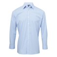 thumbnail image 1 of Premier Mens Microcheck Long Sleeve Shirt, 1 of 4