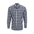 thumbnail image 1 of Premier Mens Mulligan Checked Cotton Long-Sleeved Shirt, 1 of 4