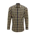 thumbnail image 1 of Premier Mens Mulligan Checked Cotton Long-Sleeved Shirt, 1 of 4