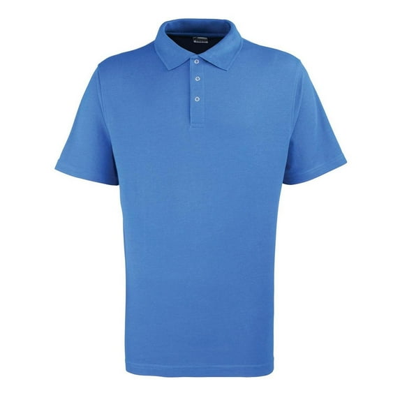 Premier Mens Pique Stud Front Polo Shirt