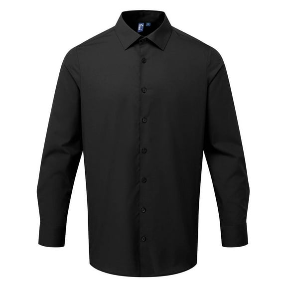 Premier Mens Poplin Long-Sleeved Formal Shirt