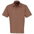 thumbnail image 1 of Premier Mens Short Sleeve Formal Poplin Plain Work Shirt, 1 of 1