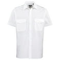 thumbnail image 1 of Premier Mens Short Sleeve Pilot Plain Work Shirt, 1 of 5