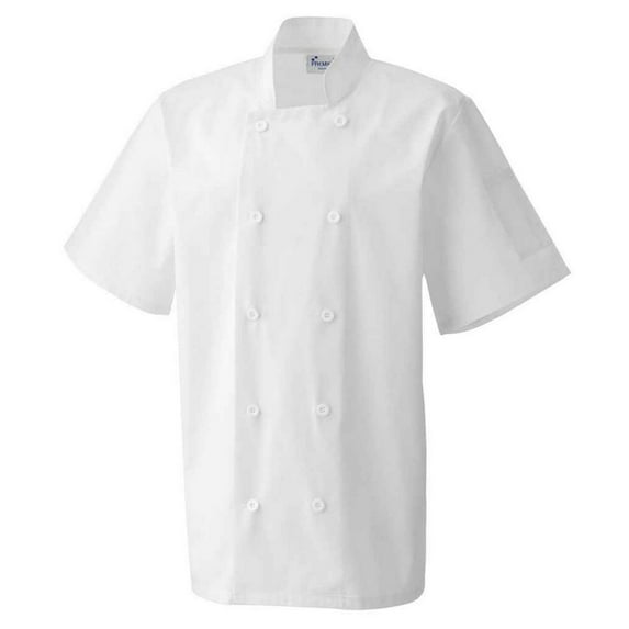 Premier Mens Short-Sleeved Chef Jacket