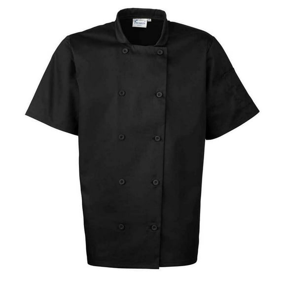 Premier Mens Short-Sleeved Chef Jacket
