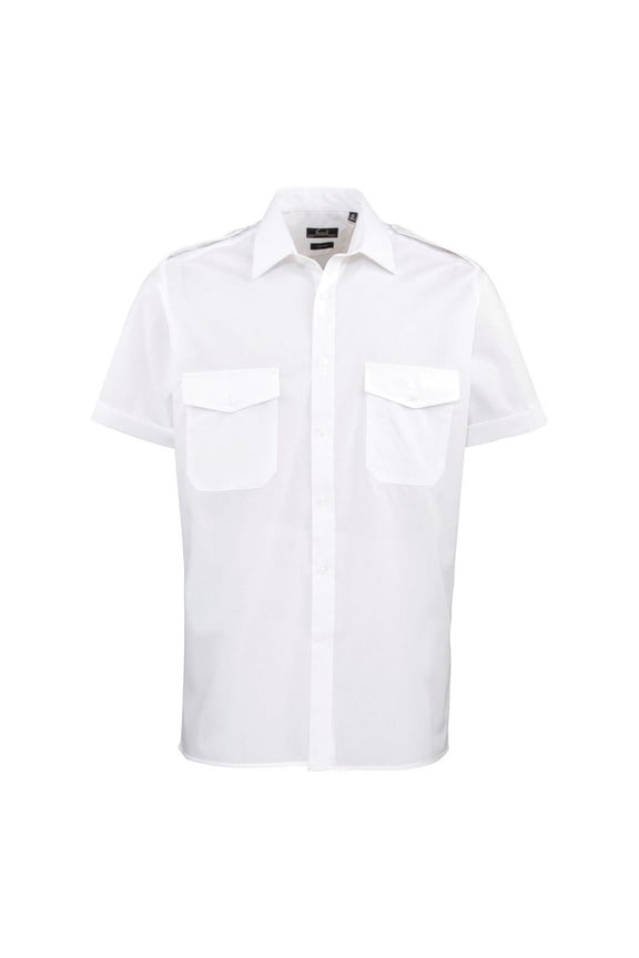 Mens Short-Sleeved Pilot Shirt