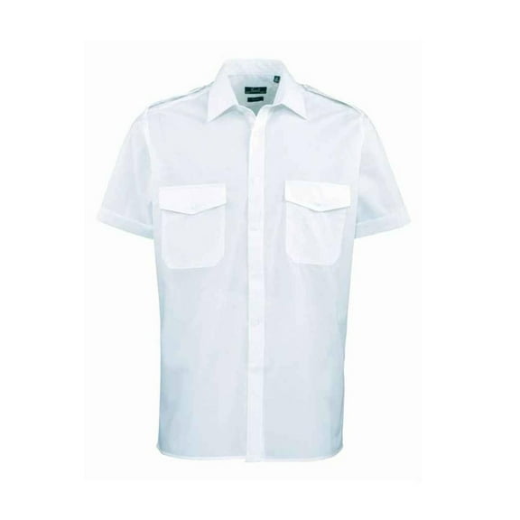 Premier Mens Short-Sleeved Pilot Shirt