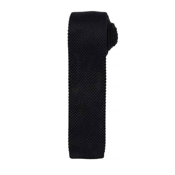 Premier Mens Slim Textured Knit Effect Tie (Pack of 2)
