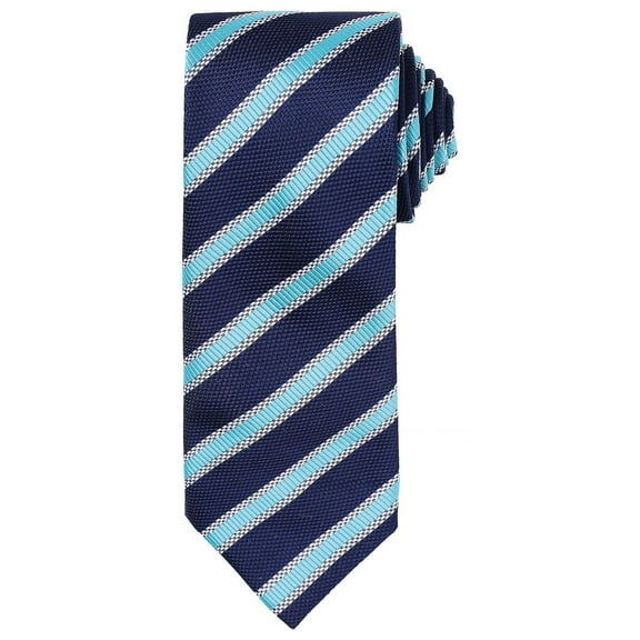 Premier Mens Stripe Waffle Tie