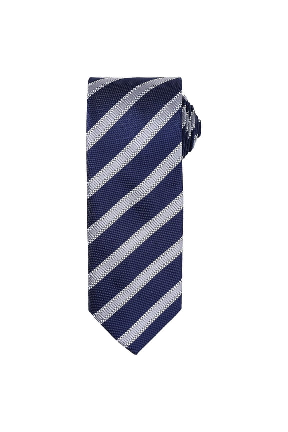 Mens Stripe Waffle Tie