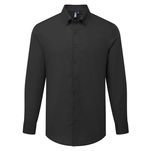 Premier Mens Supreme Oxford Long-Sleeved Shirt