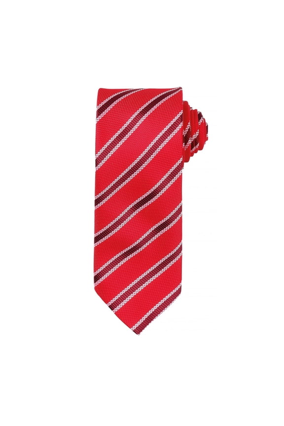 Mens Waffle Stripe Formal Business Tie