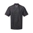 thumbnail image 1 of Premier Mens/Womens Chefs Zip-Close Short Sleeve Jacket, 1 of 4