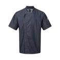 thumbnail image 1 of Premier Mens/Womens Chefs Zip-Close Short Sleeve Jacket, 1 of 3