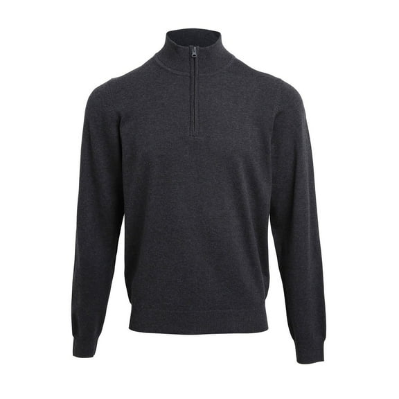 Premier Mens Zip Neck Sweatshirt